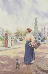 En parisisk blomsterhandler, 1898